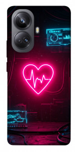 Чехол Neon heart для Realme 10 Pro+