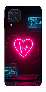 Чохол Neon heart для Galaxy M32