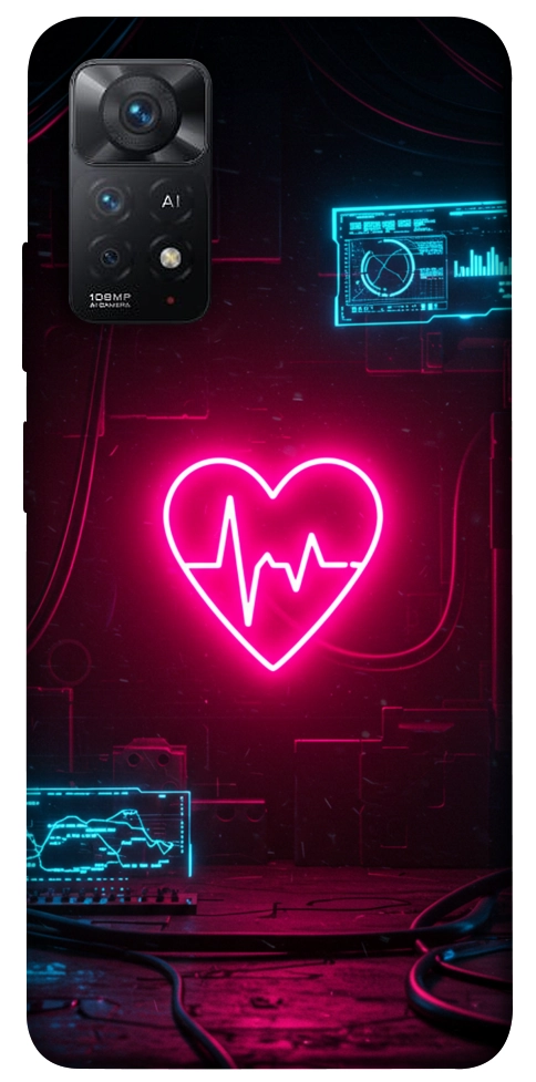 Чохол Neon heart для Xiaomi Redmi Note 12 Pro