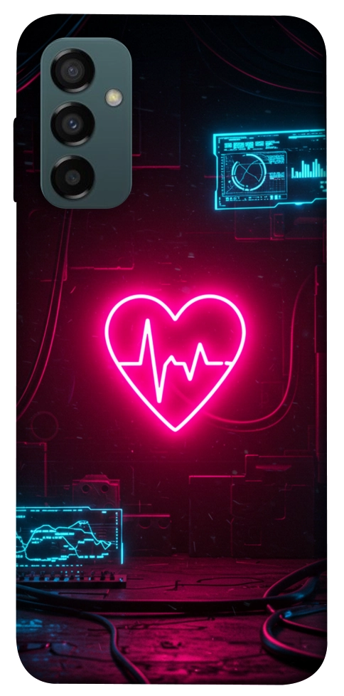 Чехол Neon heart для Galaxy M14 5G