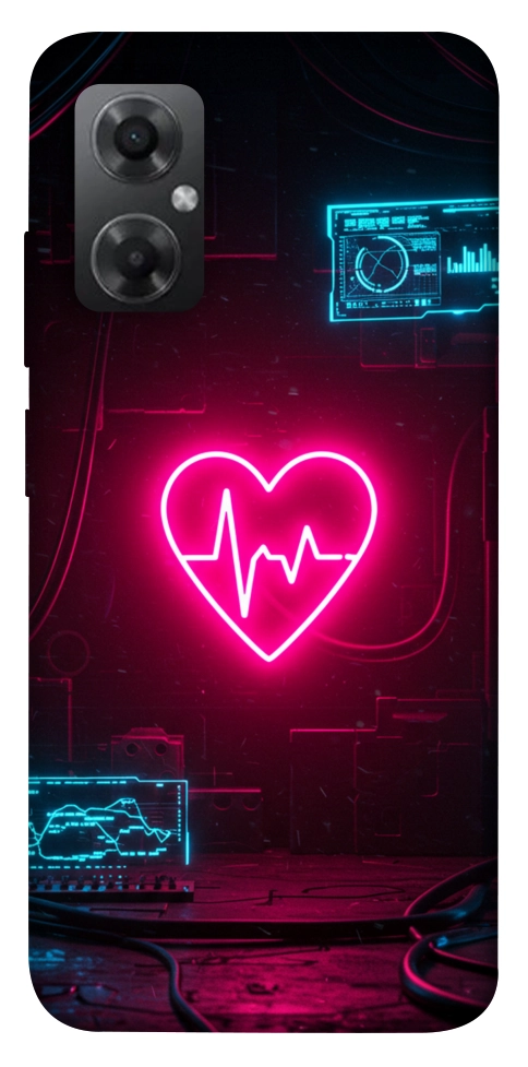 Чехол Neon heart для Xiaomi Redmi Note 11R