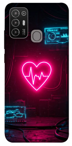 Чохол Neon heart для ZTE Blade A52