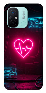 Чехол Neon heart для Xiaomi Redmi 12C