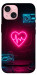 Чехол Neon heart для iPhone 15