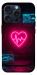 Чехол Neon heart для iPhone 15 Pro