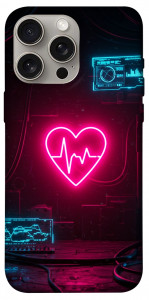 Чехол Neon heart для iPhone 15 Pro Max