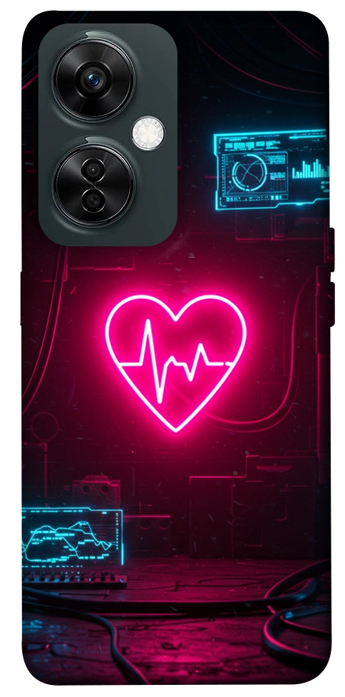 Чохол Neon heart для OnePlus Nord CE 3 Lite