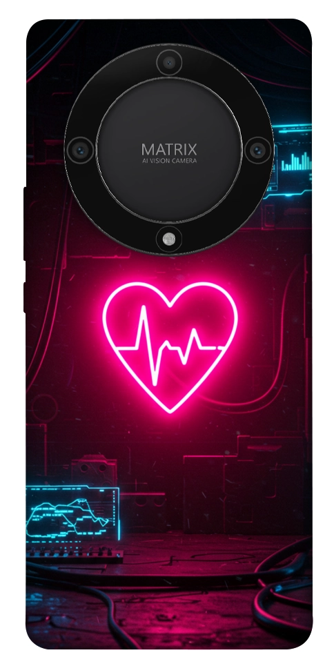 Чохол Neon heart для Huawei Magic5 Lite