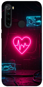 Чохол Neon heart для Xiaomi Redmi Note 8 2021