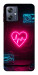 Чохол Neon heart для Motorola Moto G54