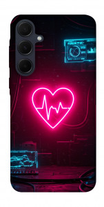 Чохол Neon heart для Galaxy A35