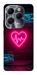 Чехол Neon heart для Infinix Hot 40