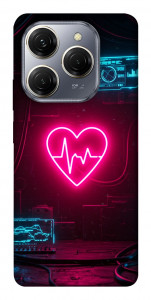 Чехол Neon heart для TECNO Spark 20 Pro