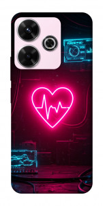 Чехол Neon heart для Xiaomi Poco M6 4G