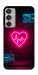 Чохол Neon heart для Galaxy M35 5G