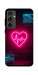 Чохол Neon heart для Galaxy S24 FE