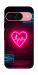 Чохол Neon heart для Google Pixel 9