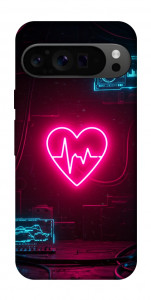 Чохол Neon heart для Google Pixel 9 Pro