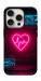 Чохол Neon heart для iPhone 16 Pro