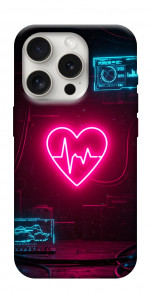 Чехол Neon heart для iPhone 16 Pro Max