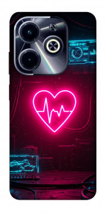 Чехол Neon heart для TECNO Spark Go 2024