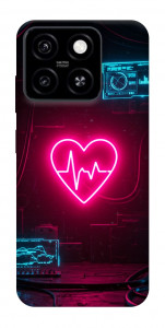 Чехол Neon heart для ZTE Blade A55 4G