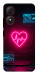 Чохол Neon heart для ZTE Blade A34 4G