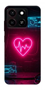 Чохол Neon heart для ZTE Blade A35 4G