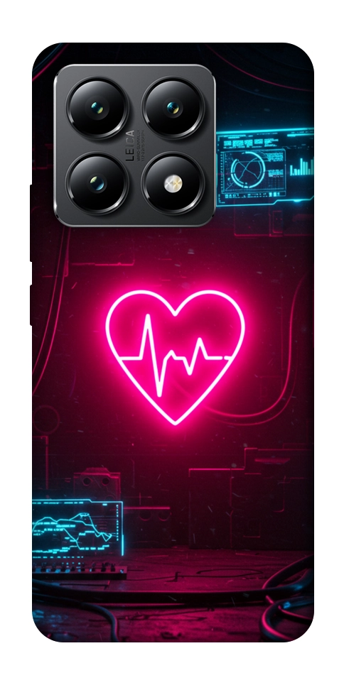 Чохол Neon heart для Xiaomi 14T