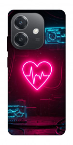 Чохол Neon heart для Oppo А3х 4G