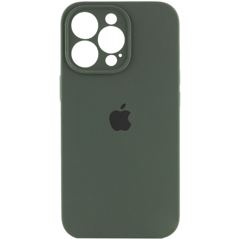 Чохол Silicone Case Full Camera Protective (AA) на Apple iPhone 14 Pro (6.1") (Зелений / Cyprus Green)