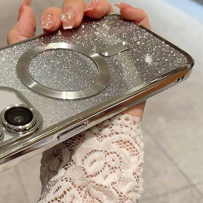 Фото TPU чехол Delight case with Magnetic Safe с защитными линзами на камеру для Apple iPhone 13 (6.1") (Серый / Gray) на vchehle.ua