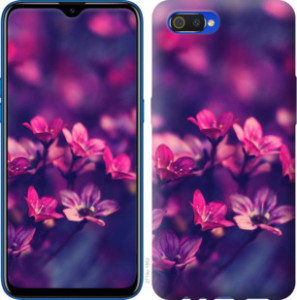 Чехол Пурпурные цветы для Realme C2