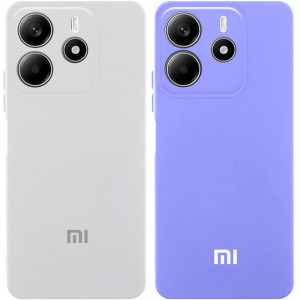 Чехол Silicone Cover Lakshmi Full Camera (AA) with logo для Xiaomi Redmi Note 14 4G (Europe version)
