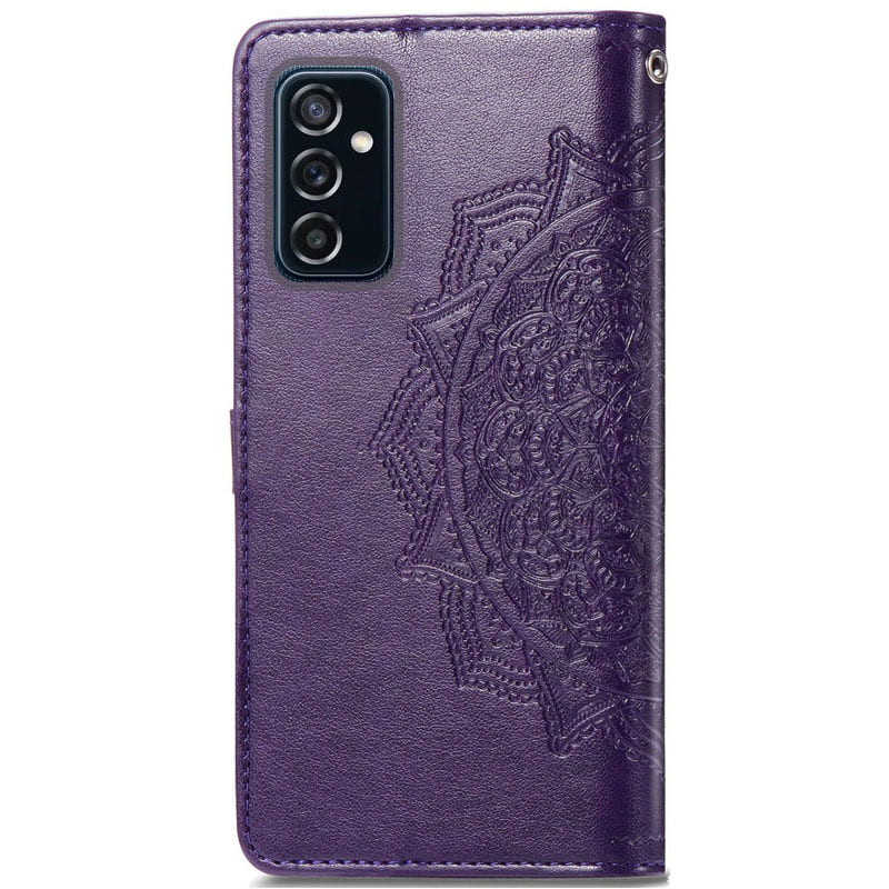 Купить Кожаный чехол-книжка Art Case с визитницей для Samsung Galaxy A04s (Фиолетовый) на vchehle.ua