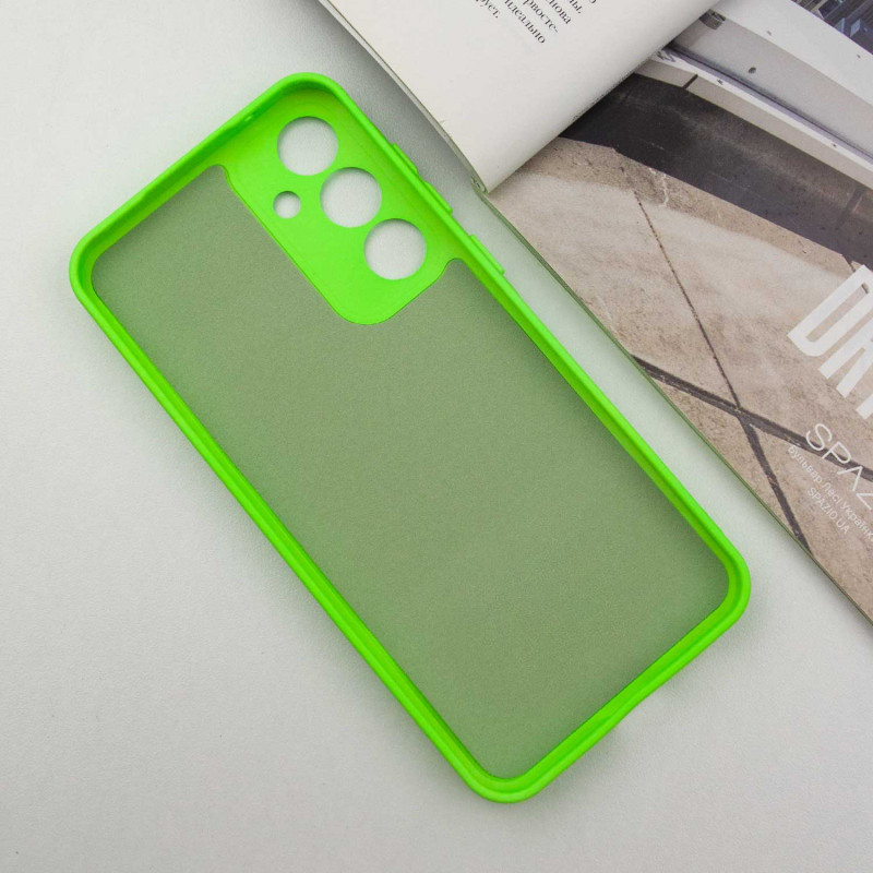 Фото Чохол TPU GETMAN Liquid Silk на Samsung Galaxy S24 FE (Салатовий / Neon Green) в маназині vchehle.ua