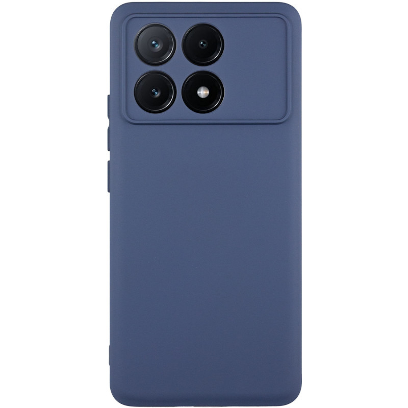 Чехол Silicone Cover Lakshmi Full Camera (A) для Xiaomi Redmi Note 13 Pro 4G / Poco M6 Pro 4G (Синий / Navy Blue)