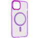 Фото Чохол TPU Iris with Magnetic safe на Apple iPhone 12 Pro Max (6.7") (Фіолетовий) на vchehle.ua
