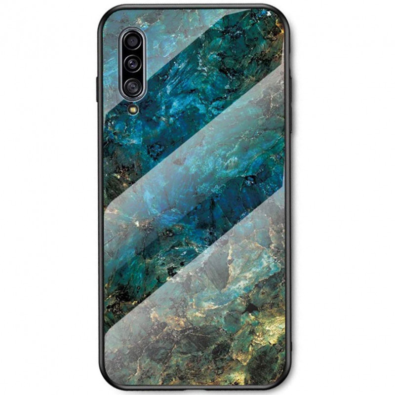 

TPU+Glass чехол Luxury Marble для Xiaomi Mi 9 Pro (Морская волна / Голубой) 786530