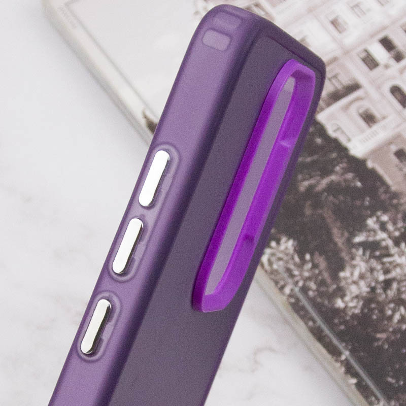 Купить TPU+PC чехол Magic glow with protective edge для Xiaomi Redmi Note 8 Pro (Purple) на vchehle.ua