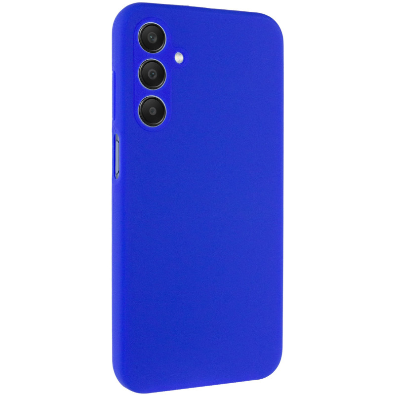 Чохол Silicone Cover Lakshmi Full Camera (AA) на Samsung Galaxy A25 5G (Синій / Iris)