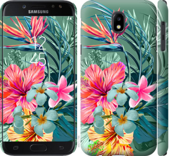 

Чехол Тропические цветы v1 для Samsung Galaxy J5 J530 (2017) 844874