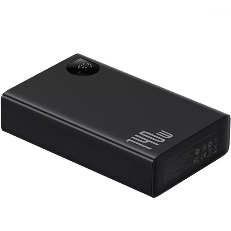Портативний ЗП Baseus Adaman Digital Display 140W 24000mAh (P100215081113-0) (Cluster Black) в магазині vchehle.ua