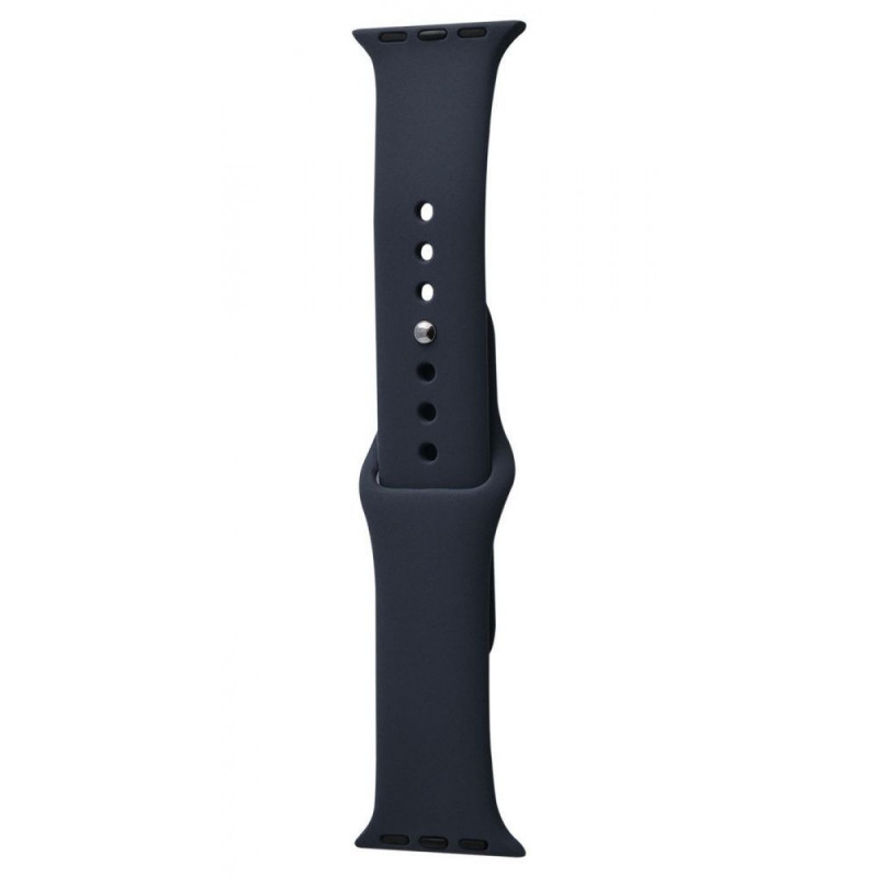 Силиконовый ремешок для Apple Watch Sport Band 42/44/45/46/49mm (S) 2pcs (Синий / Midnight Blue)