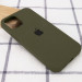 Фото Чохол Silicone Case Full Protective (AA) на Apple iPhone 13 Pro (6.1") (Зелений / Dark Olive) в маназині vchehle.ua