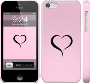 Чехол Сердце 1 для iPhone 5c