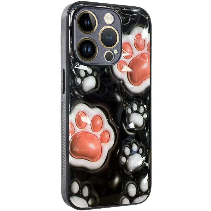 TPU+PC чехол Prisma Plushie для Apple iPhone 13 Pro Max (6.7") (Paws)