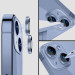 Фото Защитное стекло Metal Classic на камеру (в упак.) для Apple iPhone 13 mini / 13 (Синий / Sea Blue) на vchehle.ua