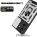 Фото Ударопрочный чехол Camshield Serge Ring для Xiaomi Redmi 13C / Poco C65 (Серебряный) в магазине vchehle.ua