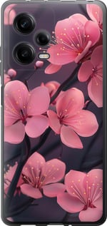Чехол Пурпурная сакура для Xiaomi Redmi Note 12 Pro 5G